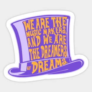 The Music Makers Sticker